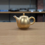 弘二 総金塗り 後手急須