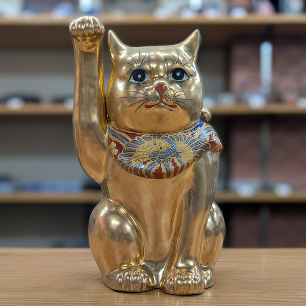 10号 黄金盛 招き猫