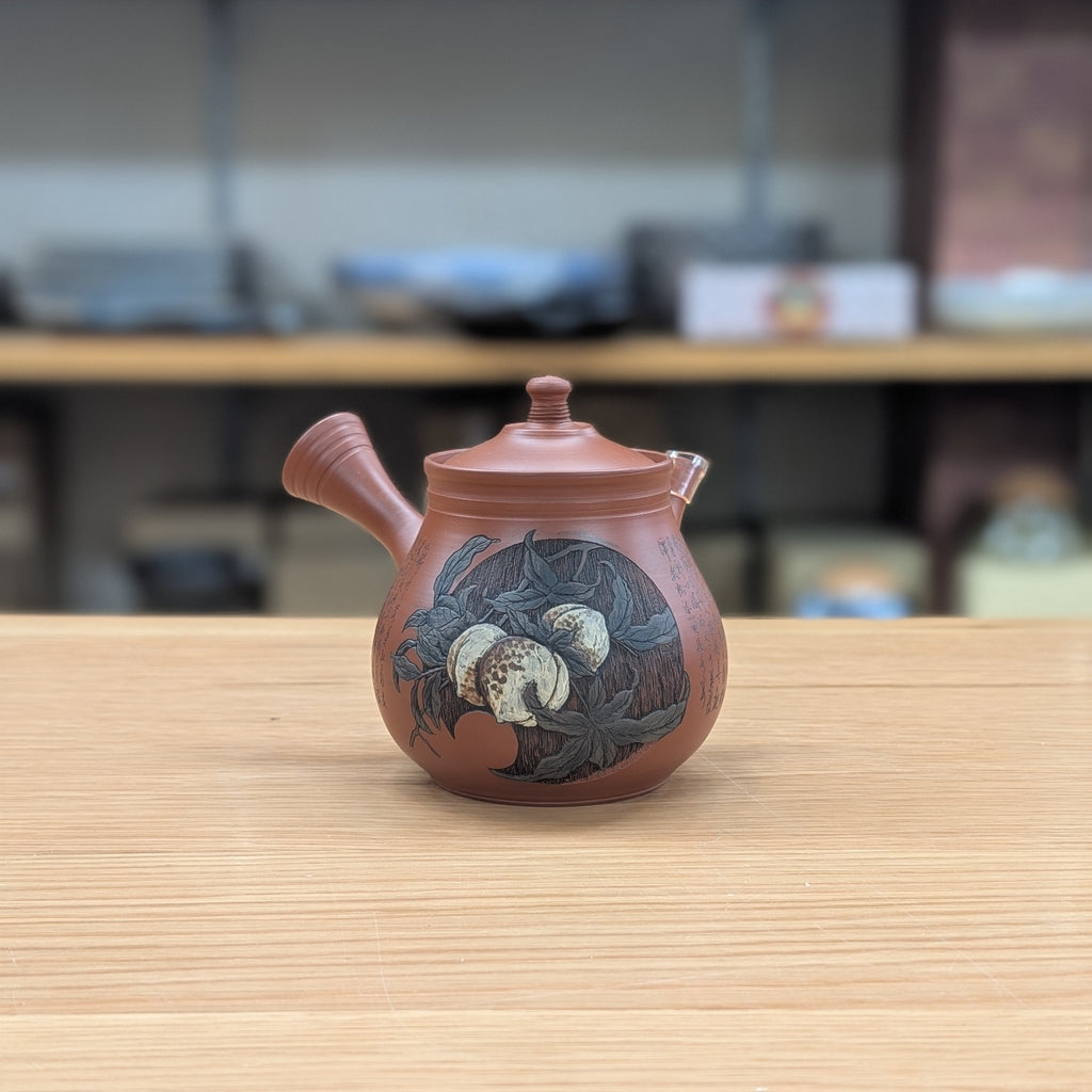 壺堂 桃（不老） 急須 – 浅草やま𠮷