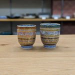 Kizawa Flower pair teacup