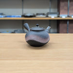 鯉江廣 黒窯変曙彩 急須