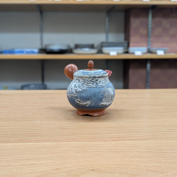 壺堂 雪月花「雪 隅田」 急須