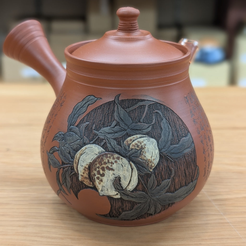 壺堂 桃（不老） 急須 – 浅草やま𠮷
