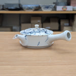 雪月 白泥青藻がけ 平急須