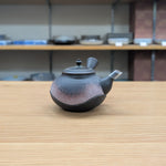 鯉江廣 黒窯変曙彩 急須