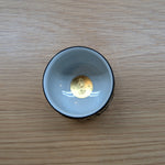 錦玉 白金盛白藤図青粒 萬碗