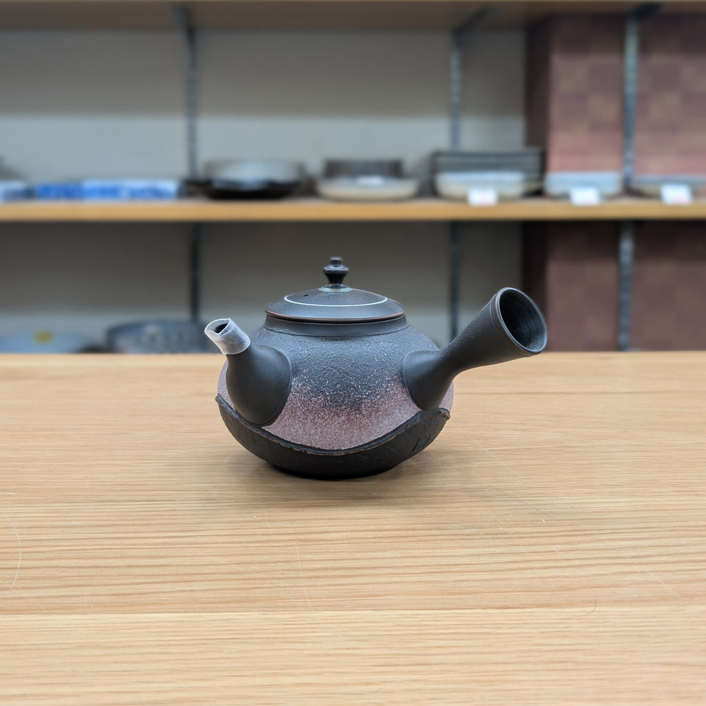 鯉江廣 黒窯変曙彩 急須 – 浅草やま𠮷