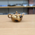 玉光 朱泥班目 後手急須