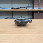 北條 黒窯変筋引き 急須