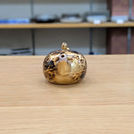 玉光 朱泥班目 後手急須