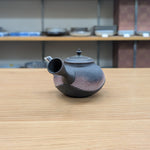 鯉江廣 黒窯変曙彩 急須