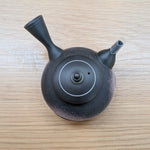 鯉江廣 黒窯変曙彩 急須