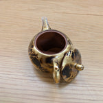 玉光 朱泥班目 後手急須