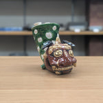 獅子舞 逆立ち 置物