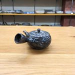 寿仙 黒釉窯変花紋 急須