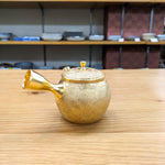 昭龍 金彩網目壺型 急須