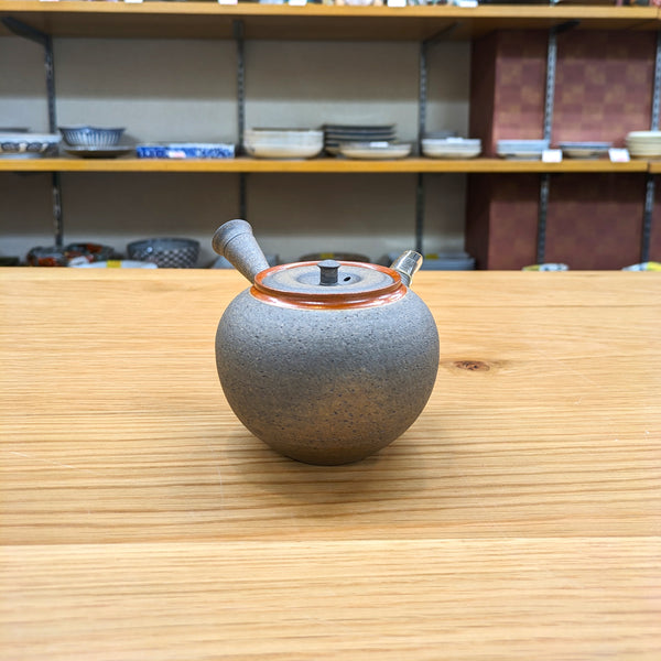 陽景 朱線窯変南蛮 急須