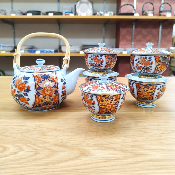 極上古伊万里 蓋付茶器揃え