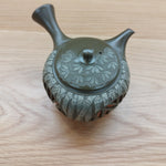 舜園 緑泥 竹透かし 急須