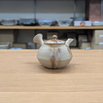 雪月　火襷珠型　急須　