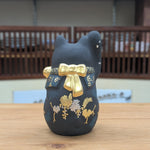 錦玉　白金盛青粒　5.2号招き猫