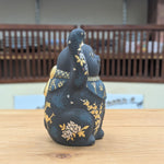 錦玉　白金盛青粒　5.2号招き猫