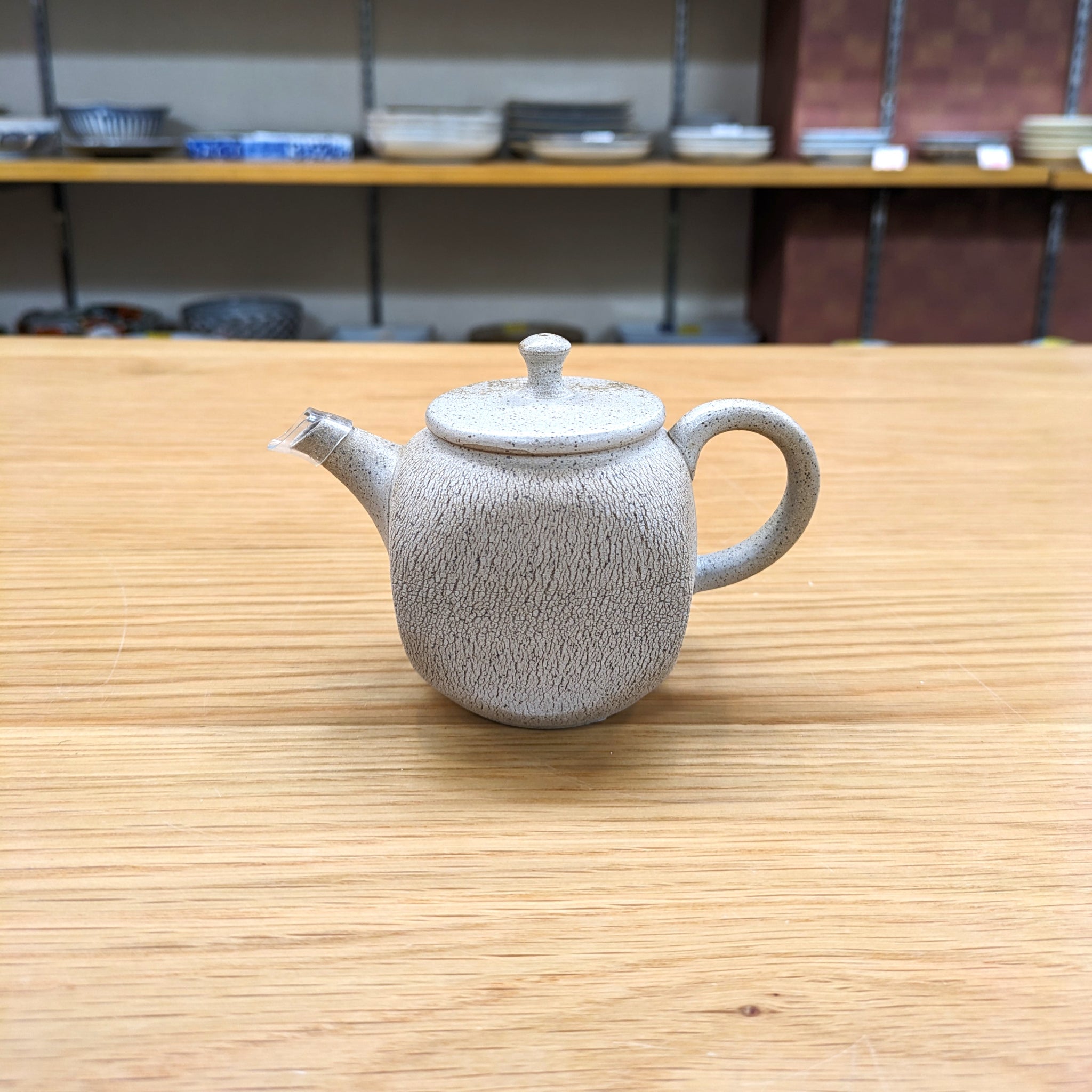 品質保証 昭邨 朱泥白線茶注 第31回日本伝統工芸展入選作品 常滑 昭和 